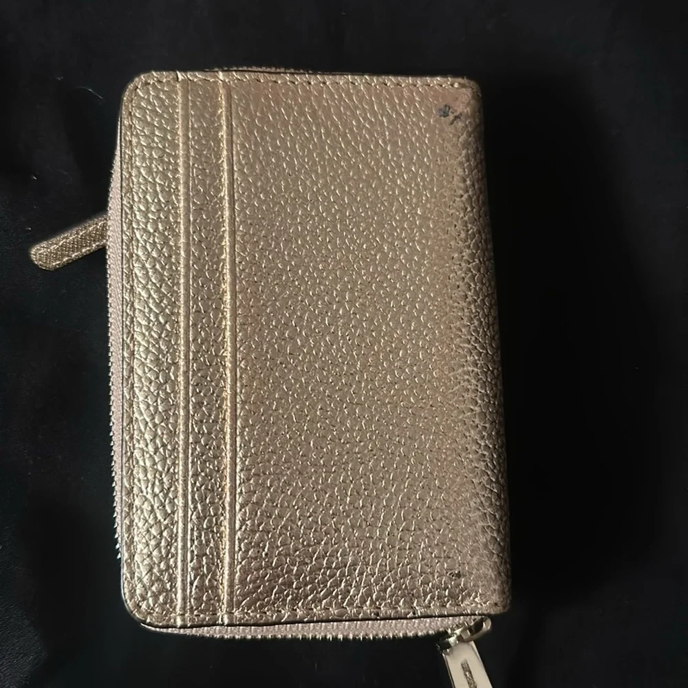 Michael Kors Metallic Gold Wallet - Picture 5 of 6